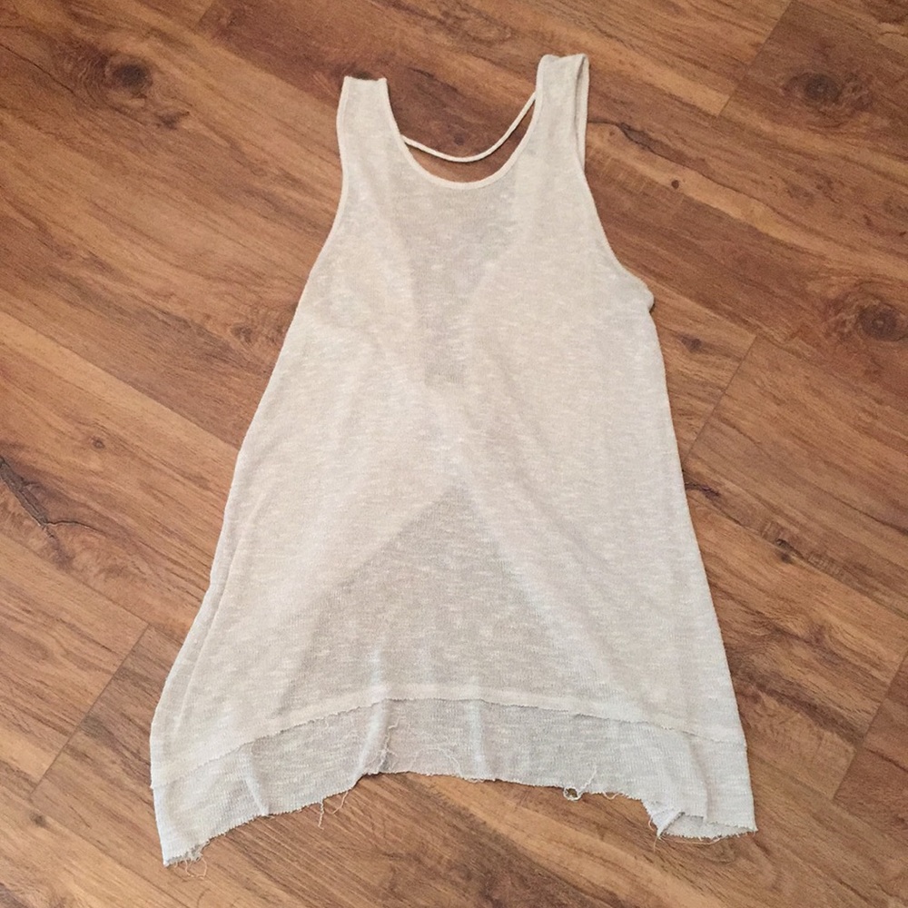 Tank top with criss-cross back